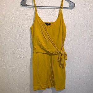 Wrap tie romper